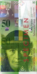 50 Franken Vorderseite