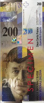 200 Franken Vorderseite
